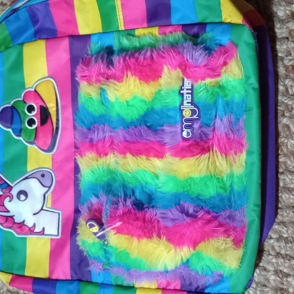 Emojination Rainbow Mini Backpack Bag - image 5